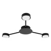 Żyrandol Lampa Oprawa Wisząca Sufitowa Dekoracyjny 3x GX53 Czarny Masterled