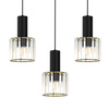 Lampa Wisząca Sufitowa CRISTAL 3xE27 Listwa Milagro