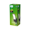 Lampa Ogrodowa LED Kinkiet Elewacyjny SPLAY 3,8W 2700K Ciepła IP44 Antracyt PHILIPS
