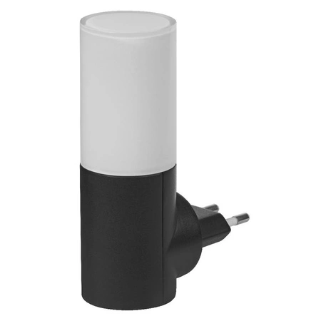 Lampa do Gniazdka Nocna Punktowa 0.2W 3lm 3000K Ciepła 360° Czarna Lunetta Osram
