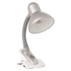 Lampka biurkowa do LED E27 SUZI HR-60-SR NA KLIPS srebrna Kanlux