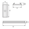 Łącznik do Profili Aluminiowych 1.8cm CONNECT Kanlux