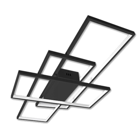 Lampa Sufitowa Żyrandol LED 126W CCT GALAXIS HYDRA Czarny + Pilot Sterujący