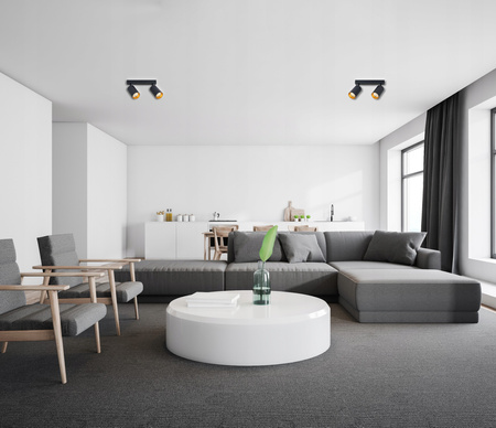 Lampa sufitowa LED ERIS GOLD 2x GU10 regulowana