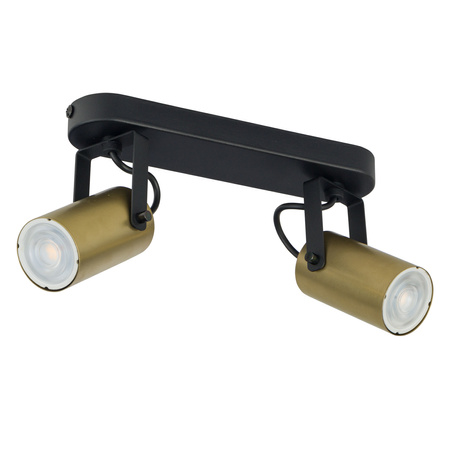 Lampa Sufitowa REDO BLACK/GOLD Spot Reflektor Czarno-Złota Nowoczesna 2xGU10 2798 TK Lighting