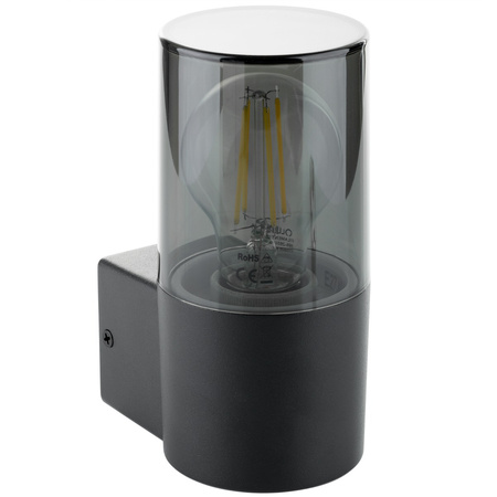 Lampa Ogrodowa LED Kinkiet Elewacyjny DENVER E27 IP44 16,5cm Okrągły