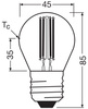 Żarówka LED P45 Kulka E27 3.8W = 60W 806lm 2700K Ciepła 320° 213lm/W CLASSIC ENERGY EFFICIENCY Osram