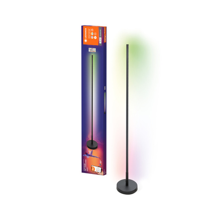 Inteligentna Lampa Stojąca LED 14W SMART+ WiFi RGB + RC z Pilotem Ściemnialna 140cm Czarna FLOOR ROUND LEDVANCE