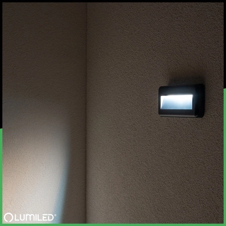 Lampa Ogrodowa Zewnętrzna Schodowa Kinkiet Elewacyjny CCT 3000-6500K LED 4W IP65 VIREO LUMILED