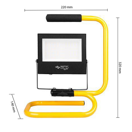 Naświetlacz LED Przenośny na statywie UCHWYT 50W 4500K