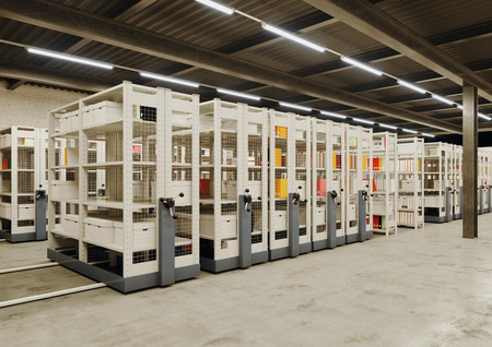 Lampa Oprawa Hermetyczna LED Pyłoszczelna 44W 5100lm 3000K Ciepła IP66 IK08 Szary Dampproof Ledvance