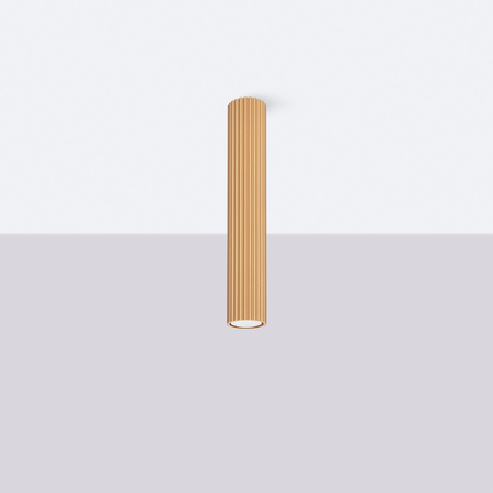 Lampa Sufitowa Reflektor Tuba Spot 1x GU10 Złota Karbon Deep Space SL.1552 Sollux