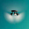 Lampa Sufitowa Reflektor Natynkowy Plafon 3x GU10 Czarna Cleft Philips