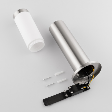 Lampa Ogrodowa Zewnętrzna E27 INOX SŁUPEK 45cm Lilium LUMILED