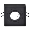 Oprawa Sufitowa Podtynkowa MR16 GAJA Tuba Spot Kwadratowa Ruchoma Czarna GOLDLUX