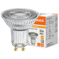 Żarówka LED Reflektor GU10 PAR16 6W = 50W 350lm 2700K Ciepła 36° CRI97 Ściemnialna Ledvance