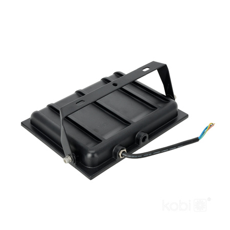 Naświetlacz LED Zewnętrzny Ogrodowy 100W 8700lm 6500K Zimny 120° IP65 IK05 Czarny Mh Kobi