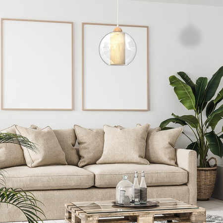 Lampa Wisząca Sufitowa TELA 1xE27 fi25 Milagro