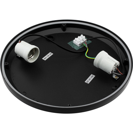 Lampa Ogrodowa Zewnętrzna Ścienna Kinkiet Elewacyjny do LED 2x E27 Okrągły LARIS LUMILED