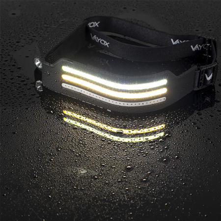 Latarka Czołowa Akumulatorowa 3x COB + XPE Pro Series VA0130 VAYOX