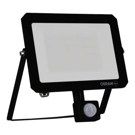 Naświetlacz LED Halogen Zewnętrzny Reflektor 50W 4000K 4500lm IP65 z Czujnikiem Ruchu i Światła FLOODLIGHT LUX SENSOR OSRAM