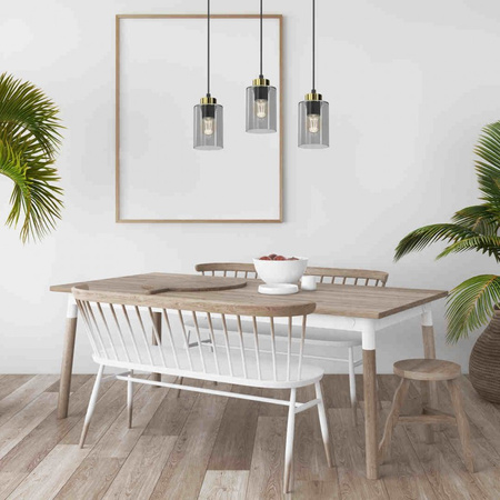 Lampa Wisząca Sufitowa CHIC 3xE27 Listwa Milagro