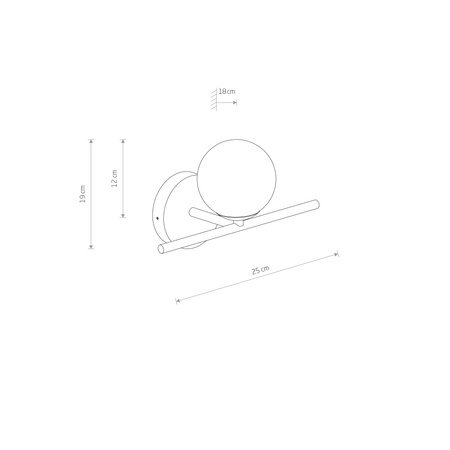 Kinkiet Ścienny Lampa Natynkowa G9 Złota Wodoodporna Łazienkowa IP44 Nowoczesna ARALIA 10527 Nowodvorski