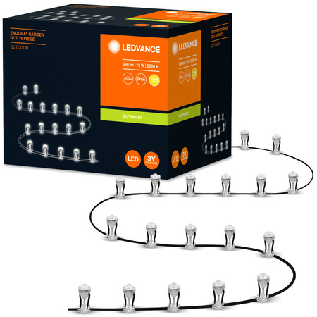 Dekoracyjne Punkty Świetlne LED Ogrodowe 12W 850lm 3000K IP65 Przezroczysty Endura Ledvance