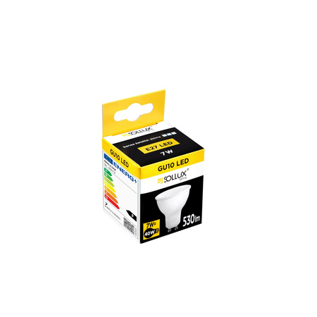 Żarówka LED GU10 Reflektor 7W 530lm 4000K Neutralna Sollux