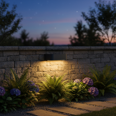 Kinkiet Ogrodowy Lampa Elewacyjna Zewnętrzna LED z Czujnikiem Zmierzchu 7.6W 520lm 3000K Ciepła Ściemnialna Szary IP65 Endura Osram