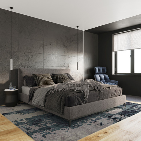 Lampa Sufitowa Wisząca Zwis 3x GU10 Tubularna Szara Industrialna Luvo Sollux