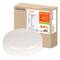 Plafon LED Lampa Sufitowa 10W 1050lm 3000K Ciepła z Czujnikiem Ruchu Zmierzchu Natynkowa Biały 20cm Surface Ledvance