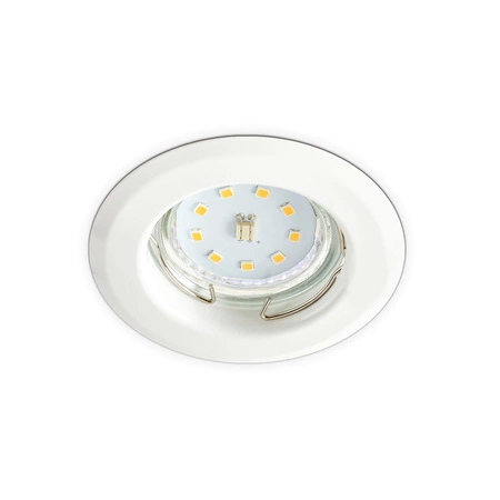 Oprawa Podtynkowa GU10 Halogenowa Wpuszczana Spot Oczko Biała Okrągła Kobi