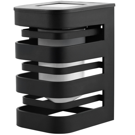 Kinkiet Solarny Lampa Elewacyjna LED Natynkowa CAMILA 3000K Czujnik Zmierzchu LUMILED