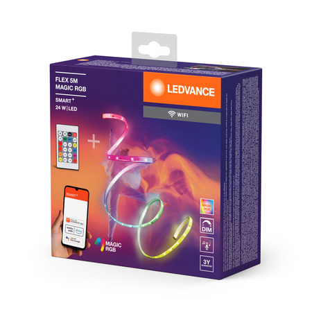 Taśma Pasek LED 24W RGB Pilot Ściemnialna 5m SMART+ WiFi Flex Ledvance
