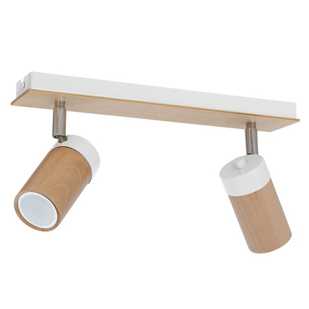 Lampa Sufitowa BARON Biała 2xGU10 Milagro