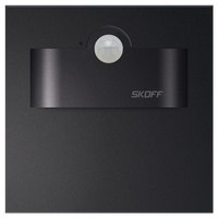 Oprawa Schodowa LED 1W 6500K 10V DC IP20 Czarny mat TANGO SHORT z Czujnikiem Ruchu Skoff