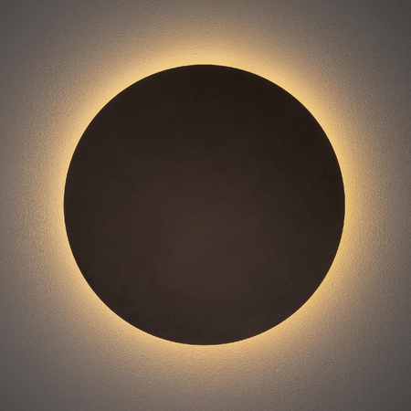 Kinkiet Ścienny Lampa Natynkowa LED 13W 160lm 3000K Ciepła Brązowa Nowoczesna RING LED L 10353 Nowodvorski