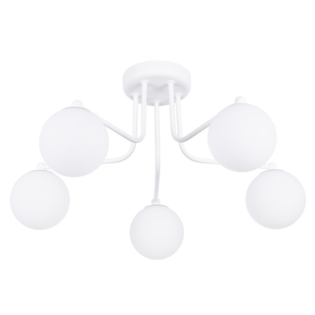 Lampa Wisząca Sufitowa Żyrandol 5x G9 Biała Astral French Sky SL.1660 Sollux