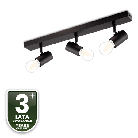 Lampa Sufitowa SPOT TUBA Reflektor Oprawa Halogenowa 3x E27 GLASA LUMILED