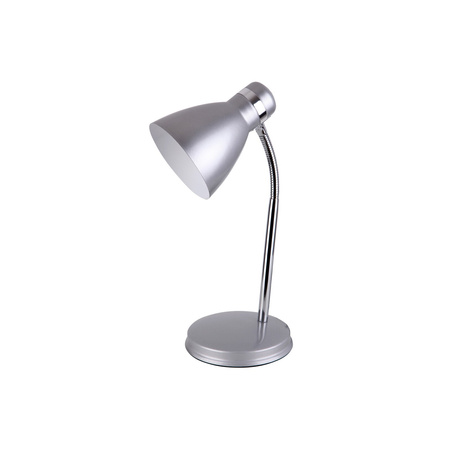 Lampa Stołowa Biurkowa Nocna E14 Srebrny Klasyczny Patric 4206 Rabalux
