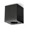Oprawa Natynkowa Halogenowa Wodoodporna Aluminiowa GU10 IP44 Czarna Aquarius Kobi