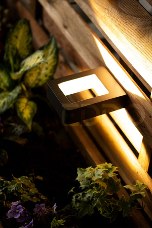 Lampa ogrodowa oprawa ELEWACYJNA KINKIET LED 6W Malta czarna