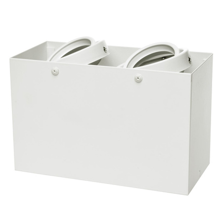 Lampa Oprawa Sufitowa BLOCCO Biała 2x7W GU10 LED Milagro