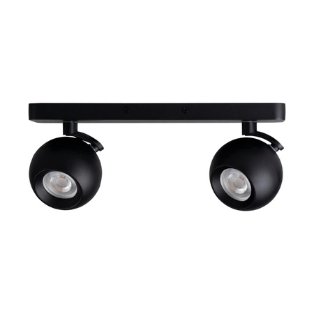 Oprawa ścienno-sufitowa listwa GALOBA 2x GU10 PAR16 Czarna KANLUX