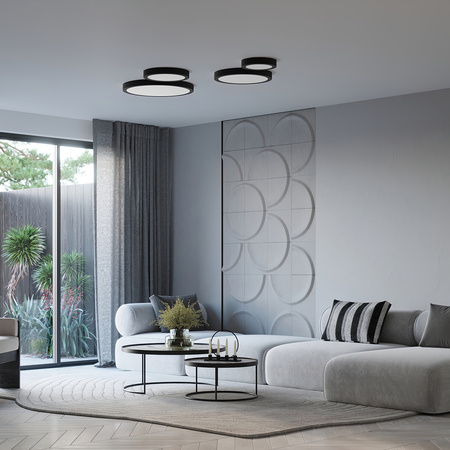 Lampa Sufitowa Plafon LED 65W 3000K Ciepła Okrągła 230V Onyx Sollux