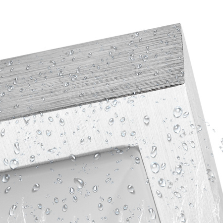 Plafon LED Oprawa Lampa Sufitowa Ścienna Kwadrat 2xE27 IP44