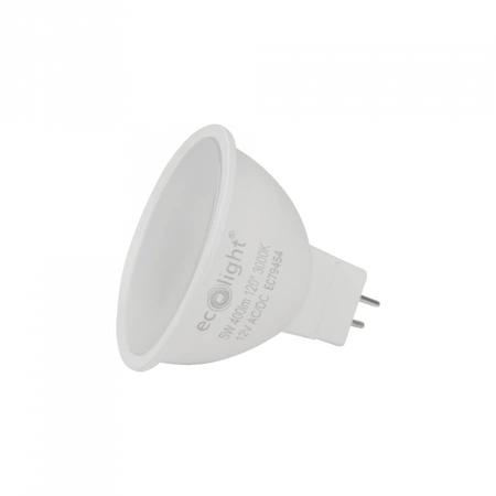 Żarówka LED Reflektor MR16 GU5.3 5W 400lm 3000K Ciepła 12V Ecolight