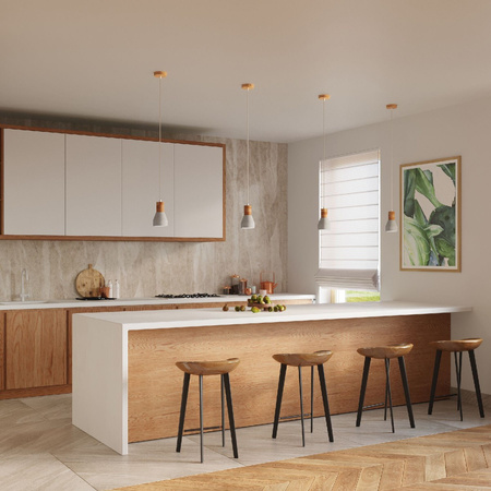 Lampa Sufitowa Oprawa Natynkowa SPOT TUBA E27 Wisząca Zwis Okrągła Szara Brązowa Nowoczesna Qubic Sollux