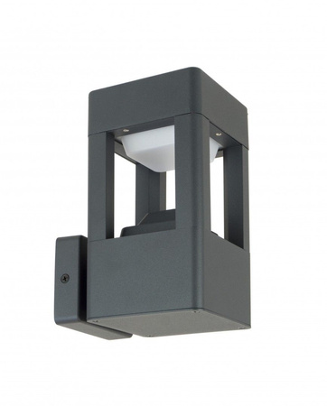 Lampa Ogrodowa Zewnętrzna Elewacyjna KINKIET Fan Kwadrat FKW-K100 GX53 Su-Ma